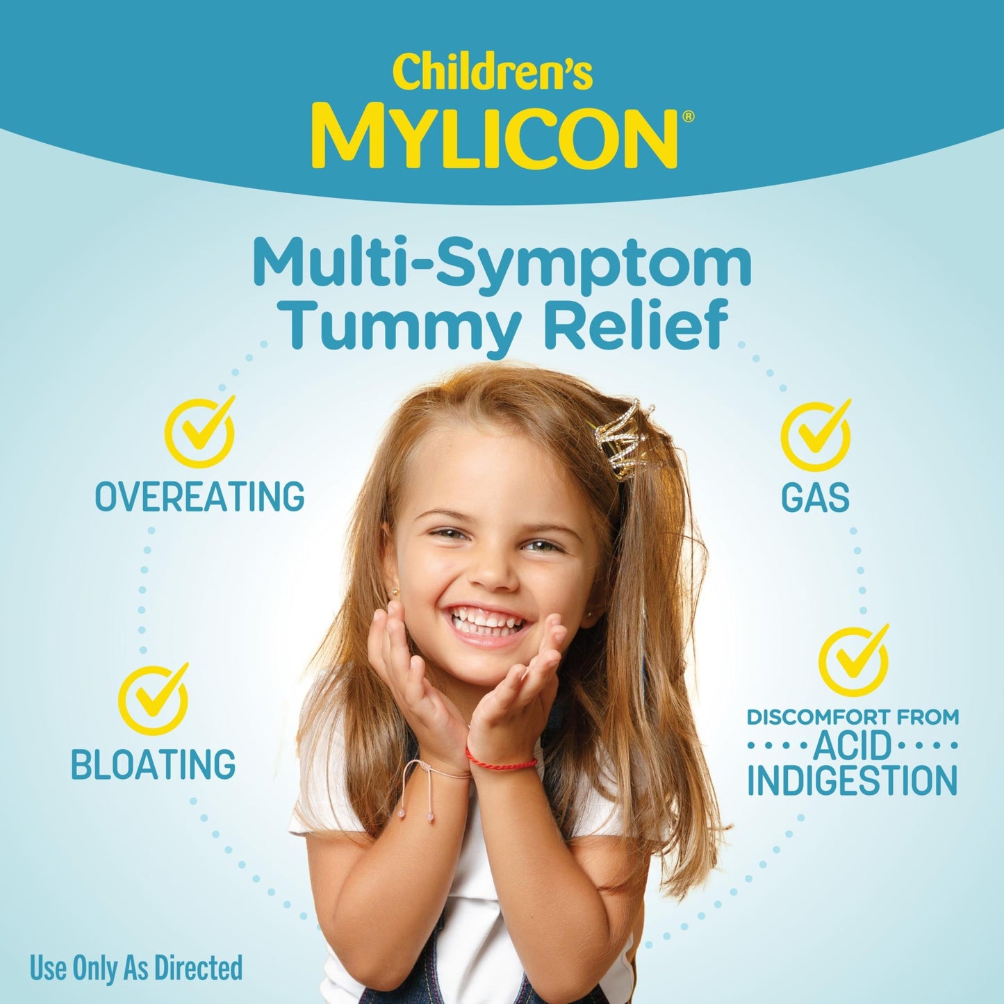 Childrens Mylicon All-in-One Tummy Relief Liquid For Indigestion for Kids, Bubble Gum Flavor, 4oz