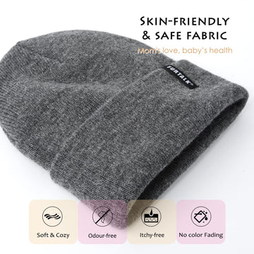 Furtalk Toddler Beanie Baby Boys Girls Beanies Kids Knit Winter Hats For 0-8 Years