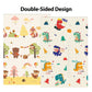 Baby Play Mat, 74 X 50 Inch Play Mat Perfect For Use Baby Playpen, Foldable Baby Foam Playmat For Floor, Portable Waterproof Act