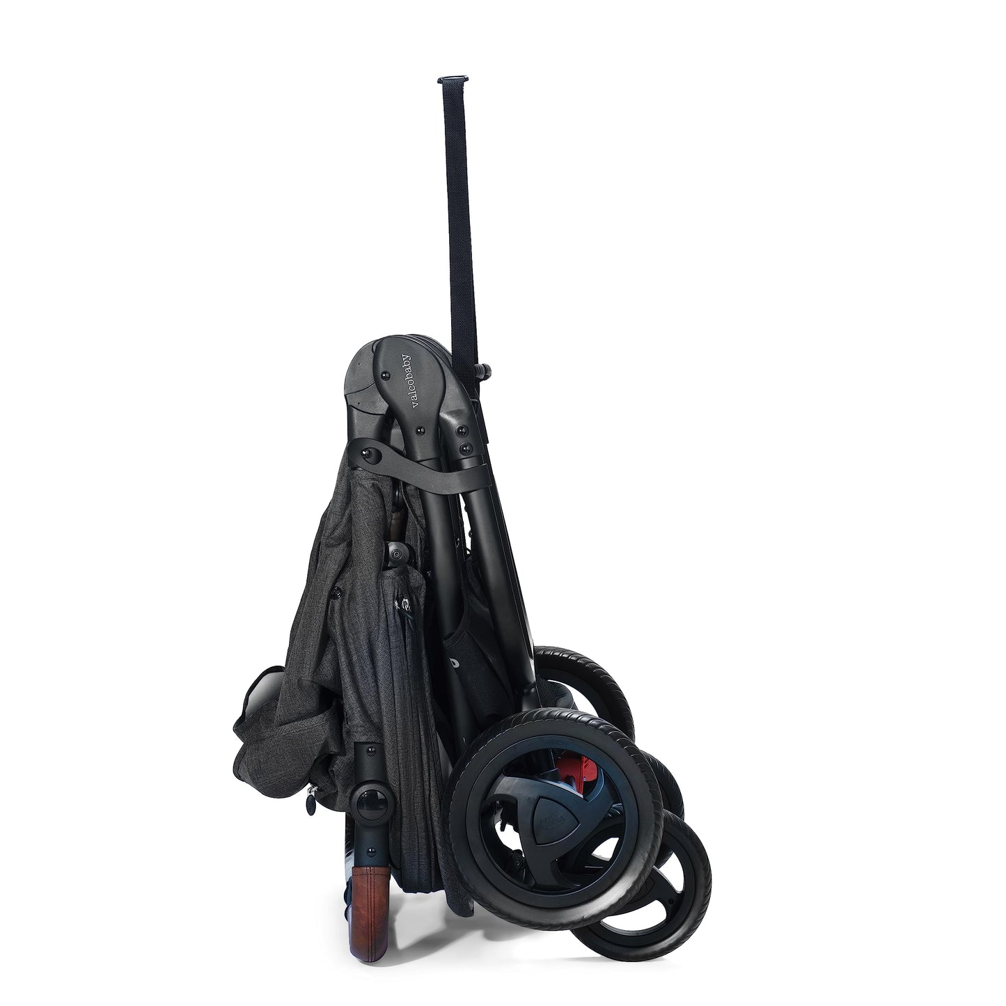 Valco Baby Trend Duo Light Weight Side By Side Double Stroller 2023 (Charcoal) - Easy And Compact Fold, Multi-Position Recline,