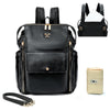 Miss Fong Diaper Bag Backpack Baby Diaper Bag, Leather Diaper Bag Backpack Diaper Bag Purse With 13 Pockets Diaper Bag Organizer