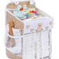 Cradle Star Hanging Diaper Caddy - Baby Shower Gifts Diaper Organizer For Changing Table - Hold 50+ Diapers - Nursery Baby Essen