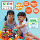 Skoolzy Toddler Peg Board 38 pcs - Pegboard for Toddlers - Stacking Peg Board - Montessori Learning Toys for Toddlers 2+