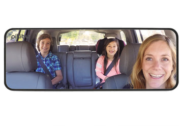 Family Car Mirror By Pikibu - A Better Way To See Your Kids. View All Your Children And Your Blind Spots - 180-Degree View - Hig