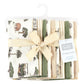 Hudson Baby Unisex Baby Cotton Flannel Burp Cloths, Going On Safari 10-Pack, One Size