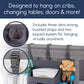 Hiccapop Hanging Diaper Organizer For Changing Table, Cribs And Walls, Diaper Stacker And Nursery Organizer | Hanging Storage Ca
