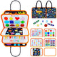 Toddler Busy Board, Montessori Busy Board for Toddlers 3+ Years Old, Sensory Activity Board for Fine Motor Skills, Sensory Board
