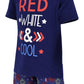 Unique Baby Boys Red, White & Cool 2 Piece 4Th Of July Outfit (4T)