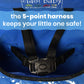 ciao! baby Portable High Chair for Travel, Fold Up High Chair with Tray, Blue