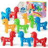Coogam Unicorn Uppercase & Lowercase Letters Matching Game,13pcs Double-Sided ABC Letter Toys with 26 Alphabet Recognition Match