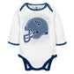 Gerber Nfl Baby Boys' 3Pc Bodysuit, Footed Pant, & Cap Set, Tennessee Titans, 6-9 Months