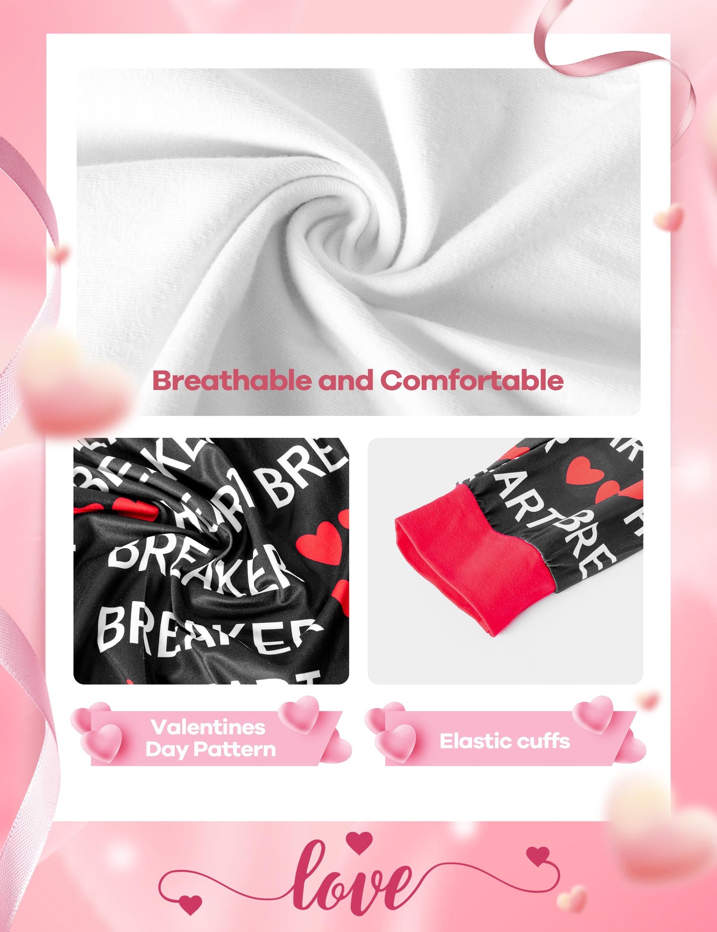 Dakeik Toddler Boy Valentines Day Outfit 2T-3T Boy Valentines Day Outfit Dinosaur Pattern I Steal Hearts Long Sleeve Cute Letter