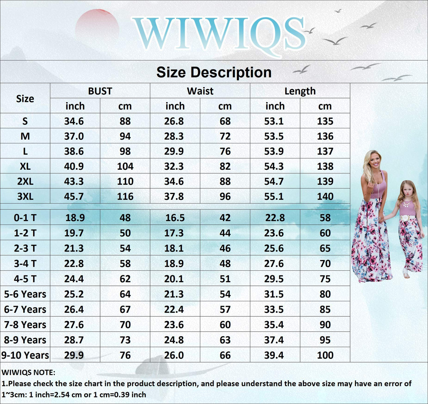 Wiwiqs Flower Girl Dress Boho Maxi Wedding Christmas Photo Party Dresses Costumes Halloween Floral White Long Sleeve 5-6 Years