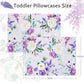 2 Pack Toddler Pillowcase, Travel Pillow Case Cover 14X20 Inches, Ultra Soft Baby Kids Pillowcase Fit Pillow 14'X19', Small Pi