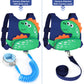 Toddler Harness Leash With Anti Lost Wrist Link, Accmor Cute Dinosaur Kids Harness Children Leash For Outdoor Travel, Adorable B