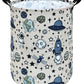 VAIVUSTO Kids Toy Gift Storage Basket,Baby Laundry Hamper,Waterproof Collapsible Canvas Large Foldable Clothes Basket Laundry Ba