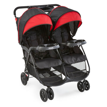 Kolcraft Cloud Plus Side-By-Side Lightweight Double Baby Stroller And Toddler Stroller With Reclining Seats, Child And Parent Tr