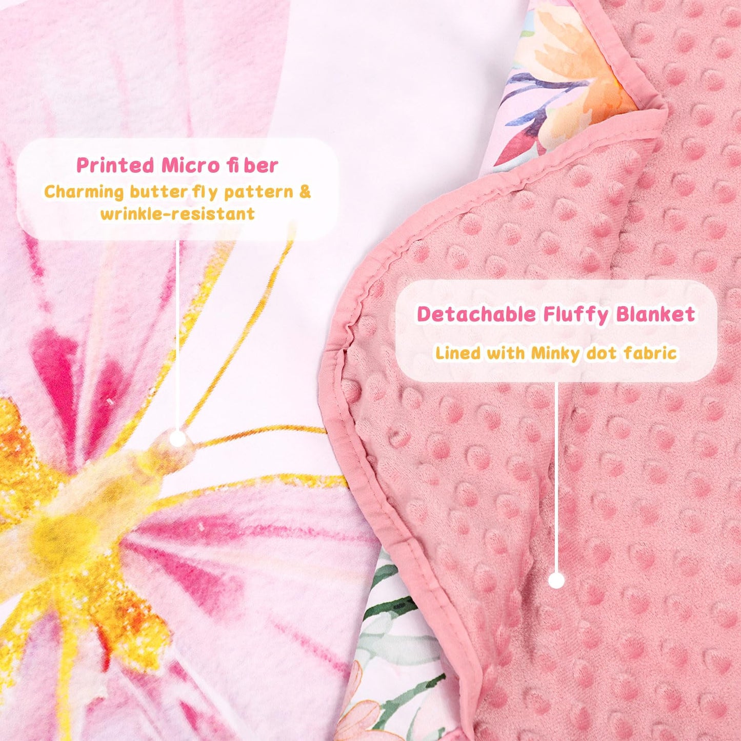 Pea Pod Toddler Nap Mat With Pillow & Fleece Blanket Ultra Soft Kids Rolled Napping Mats For Daycare, Preschool-Kindergarten, Sl