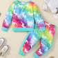 Yallet Toddler Girls Clothes Baby Girl Fall Outfits Long Sleeve Sweatshirt Pants Sets Winter Sweatsuit Clothing For Girl 18-24 M