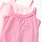 Honestbaby 5-Pack Organic Cotton Cami Bodysuits, Pink Ombre, Preemie