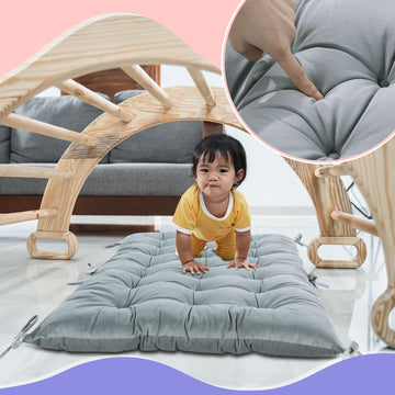 Royalay Cushion For Climbing Arch For Kids, Premium Climbing Set Cushion, Arch Cushion Floor Cushion Toddler Nap Mat(43 * 20 * 3