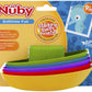 Nuby 5-Pack Stacking Bath Boats