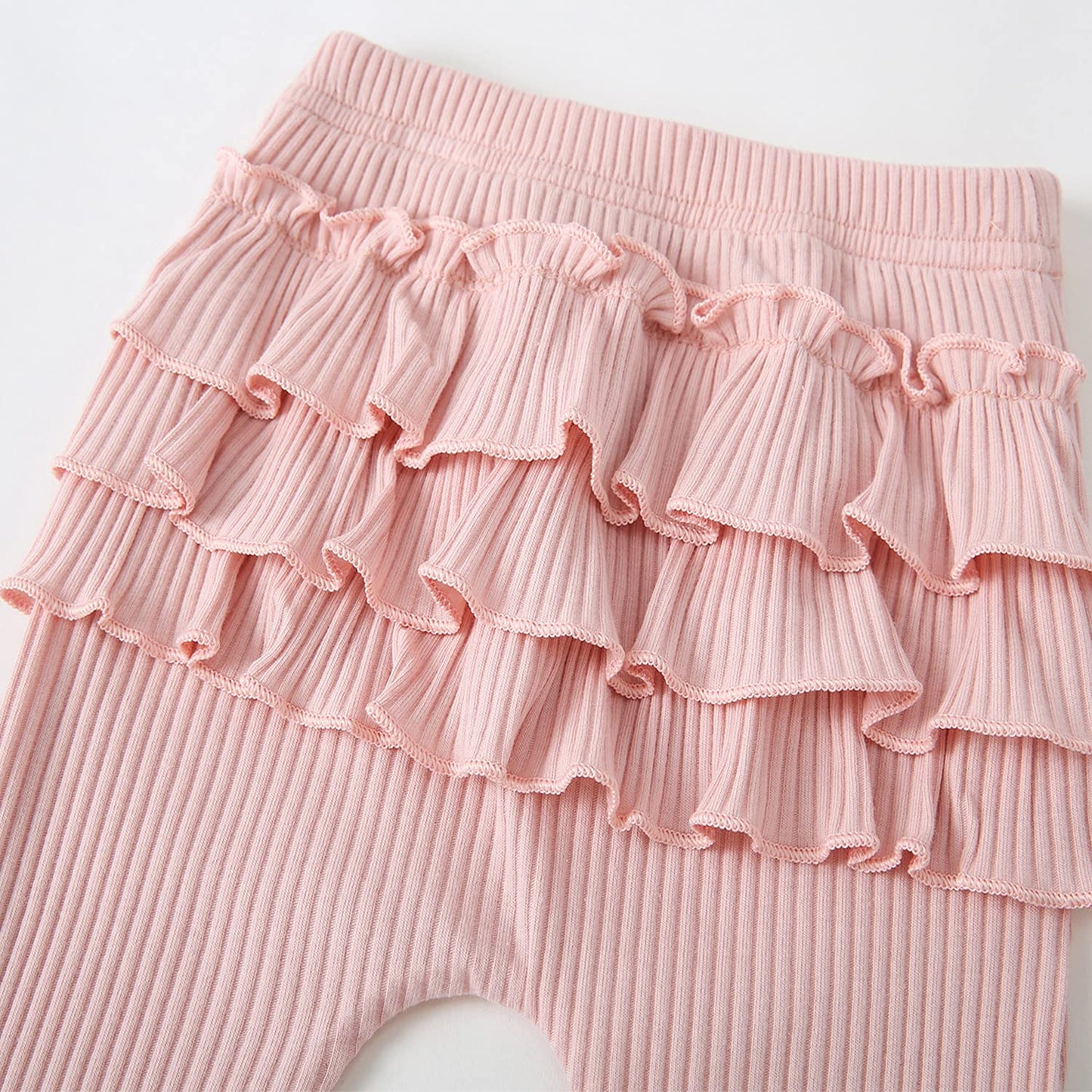 Fullfamous Infant Baby Girl Clothes Outfits,Fall Winter Romper Christmas Clothing Set 3-6 Months Pink