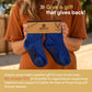 Gripjoy Toddler Socks With Grippers - Non Slip Socks For Kids - Toddler Grip Socks - 2T-4T - Blue - 4 Pairs