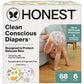 The Honest Company Comfort Dry Disposable Diapers for Sensitive Skin, Hypoallergenic, Fragrance-Free, So Delish + Its a Pawty, 