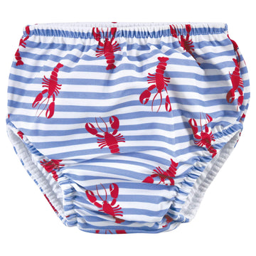 Hudson Baby Unisex Baby Swim Diapers, Anchors, 0-6 Months
