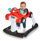 Kolcraft 4X4-2-In-1 Infant And Baby Push Walker With Wheels, Seated Or Walk-Behind Design, Steering Wheel With Lights And Car So