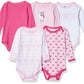 Hudson Baby Unisex Baby Cotton Long-Sleeve Bodysuits Sheep, 3-6 Months