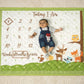 New Comers Milestone Baby Blanket For All Season, Multiuse Cotton Blanket & Prop For Summer/Winter/Ac Room, Blankets For Kids/Ne