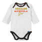 Nfl Baby Girls' 3Pc Bodysuit, Footed Pant, & Cap Set, Cincinnati Bengals, 6-9 Months