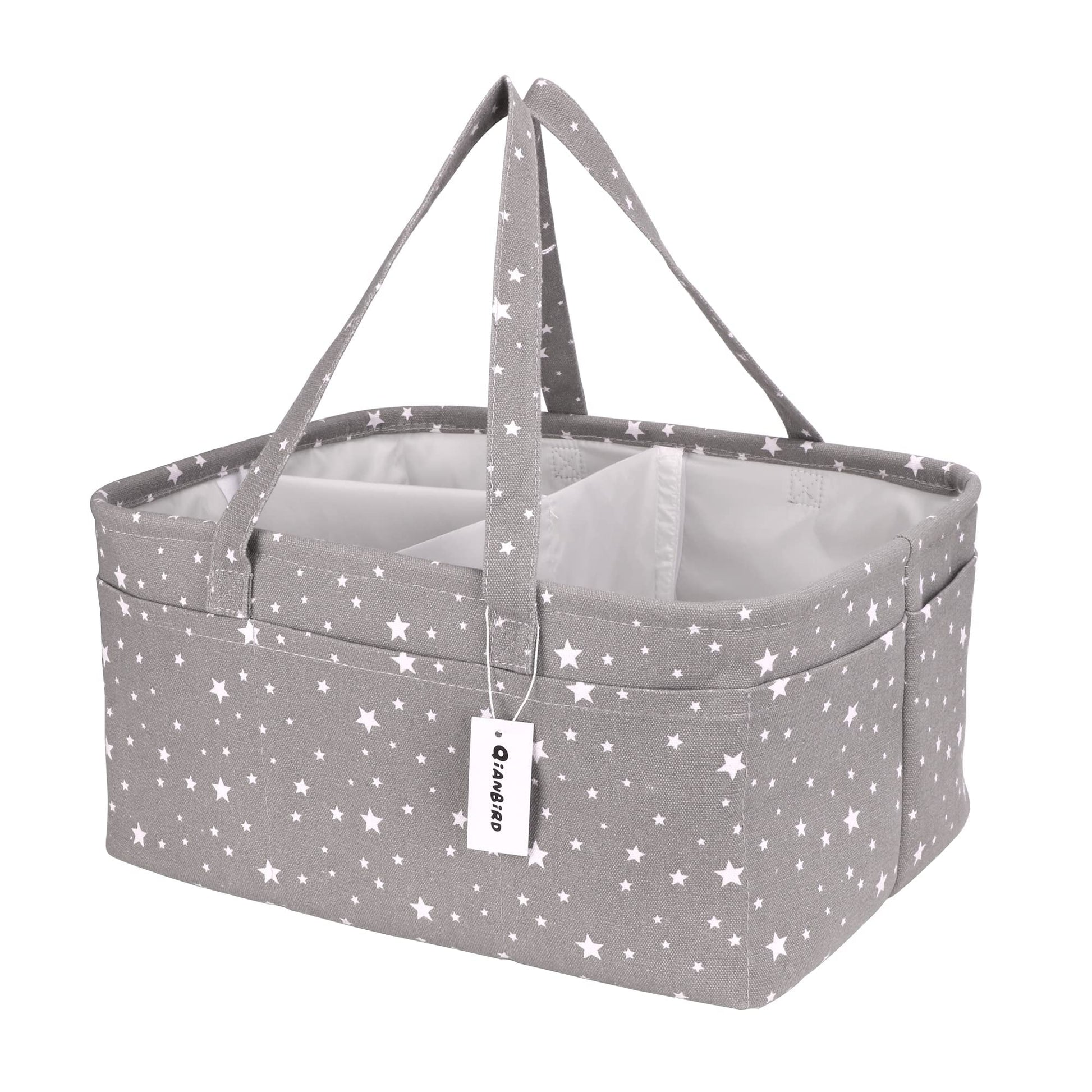 Qianbird Baby Diaper Caddy Organizer Extra Large Diaper Caddy Organizer For Boy Girl Diaper Holder Tote Bag For Changing Table C