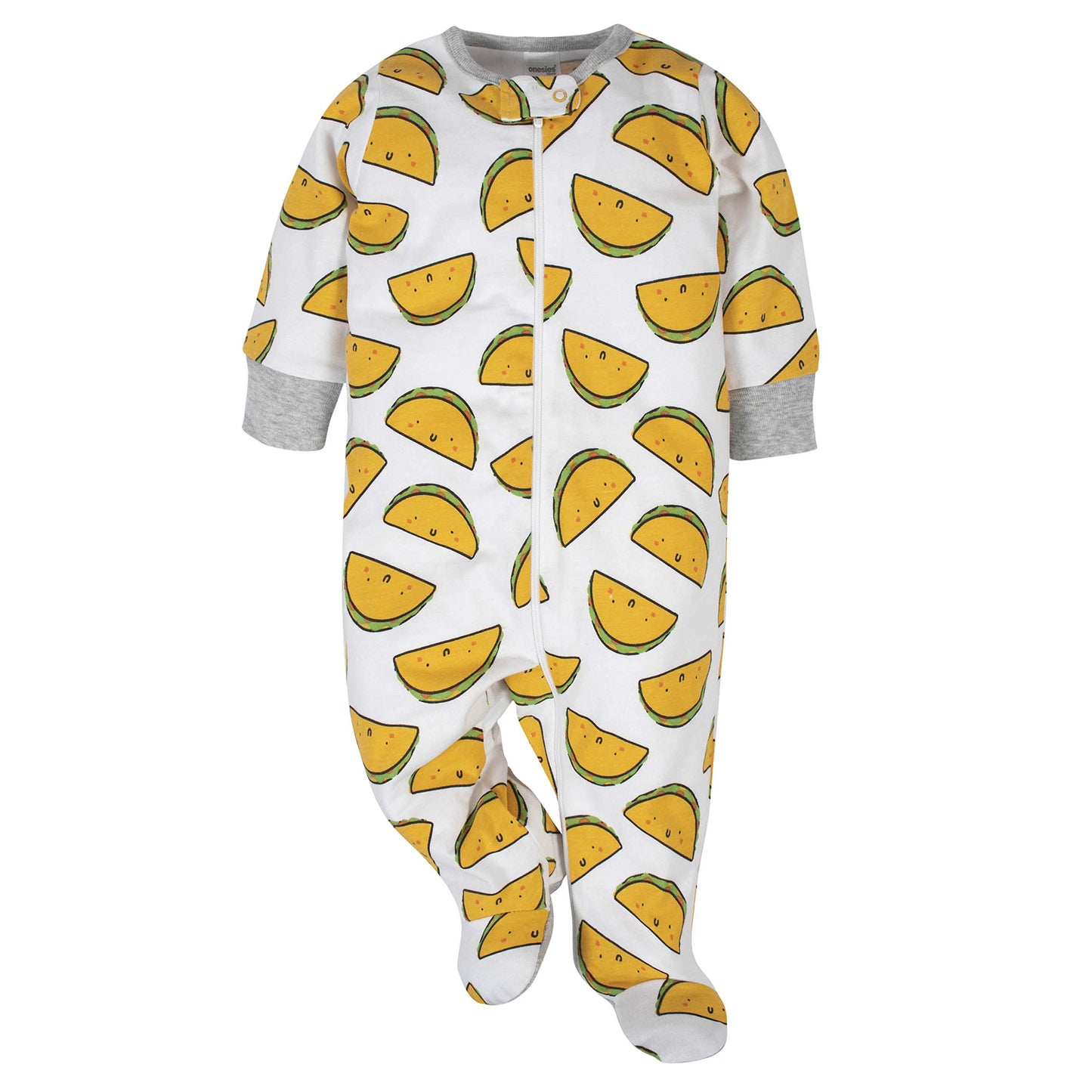 Onesies Baby Boys 4-Pack 'N Plays Footies And Toddler Sleepers, Gold Hungry, 3-6 Months Us