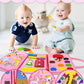 Exorany Busy Board Montessori Toys for 1 2 3 4 Year Old Girl Birthday Gifts, Toddler Girl Toys Age 1-2, 2-4, Busy Book Sensory T