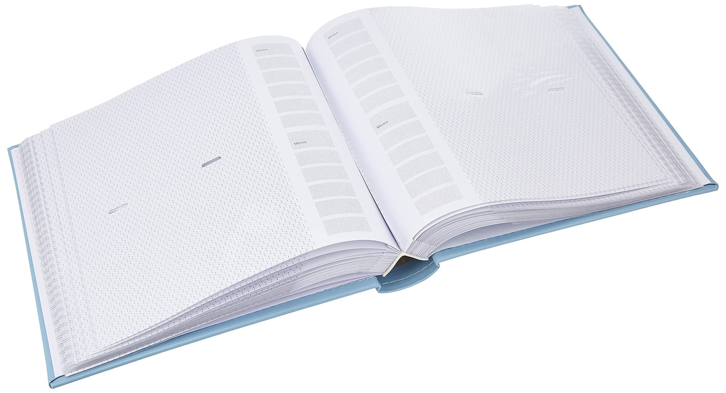 Pioneer Photo Albums Da-200Colb/B 200-Pocket Embossed Baby Leatherette Frame Cover Album For 4 By 6-Inch Prints, Blue