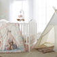Levtex Baby - Malia Playmat - Bear - Taupe, Pink And Teal - Nursery Accessories