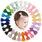 C?Llot Baby Girls Hair Clips 25Pcs Fully Lined Tiny 2' Hair Bows Alligator Clips For Infants Toddlers