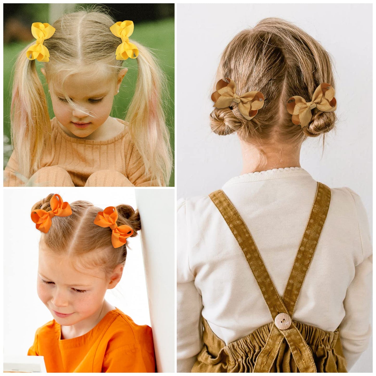 80Pcs 3Inch Hair Bows For Girls Grosgrain Ribbon Toddler Hair Accessories With Alligator Clips For Toddlers Baby Girls Kids Teen
