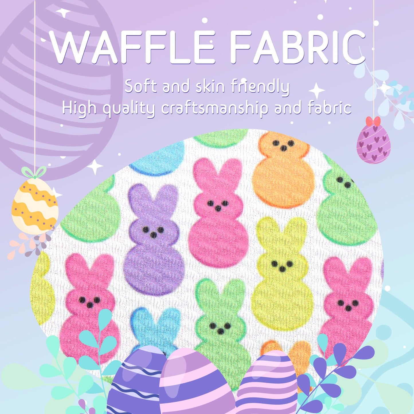 Lanmerry Easter Bows For Girls Bunny Baby Girl Headbands Easter Hair Bows Rabbit Eggs Bow Toddler Hair Accessories Infant Bows H