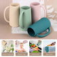 Nothomme Food Grade Silicone Wash Rinser Cup For Kids With Easy Grip Handle, Baby Bath Rinse Cup (Shifting Sand)