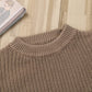 Afunbaby Baby Girl Boy Knit Sweater Blouse Pullover Sweatshirt Warm Crewneck Long Sleeve Tops For Infant Toddler (3-4T,A-Grey)