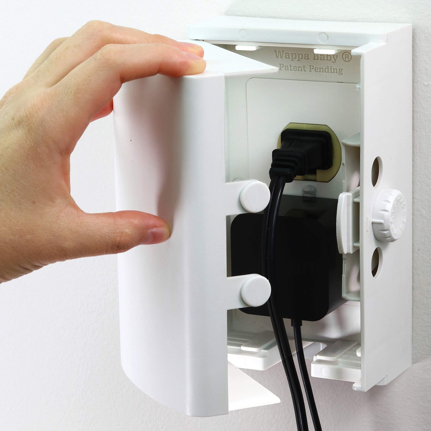 Baby Safety Outlet Cover Box [Patent Pending] Double Lock For Much Better Toddler Proofing, Easier Operation, Simple 3 Step Inst