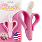 Baby Banana The Original Teether-Toothbrush, Infant to Toddler, Made in USA, Butter-Soft Bristles for Gums and Teeth, Bendable F