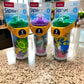 Playtex Baby Sipsters Stage 3 Straw Cups, Spill-Proof, Leak-Proof, Insulated - Sea Creatures, Monsters And Zoo Animal, 9 Oz, 3 C