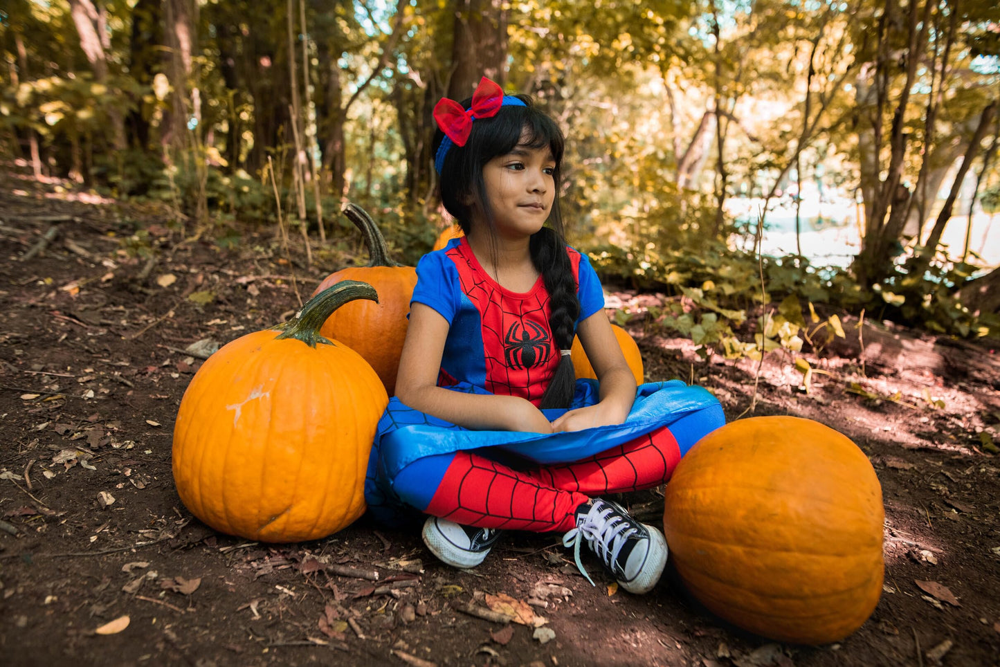 Marvel Spider-Man Toddler Girls Tulle Cosplay Dress Leggings And Headband 3 Piece 5T