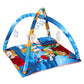 BabyShower Kids Play Gym Bedding Set with Mosquito Net, Hanging Toys & Pillow for Baby  Red