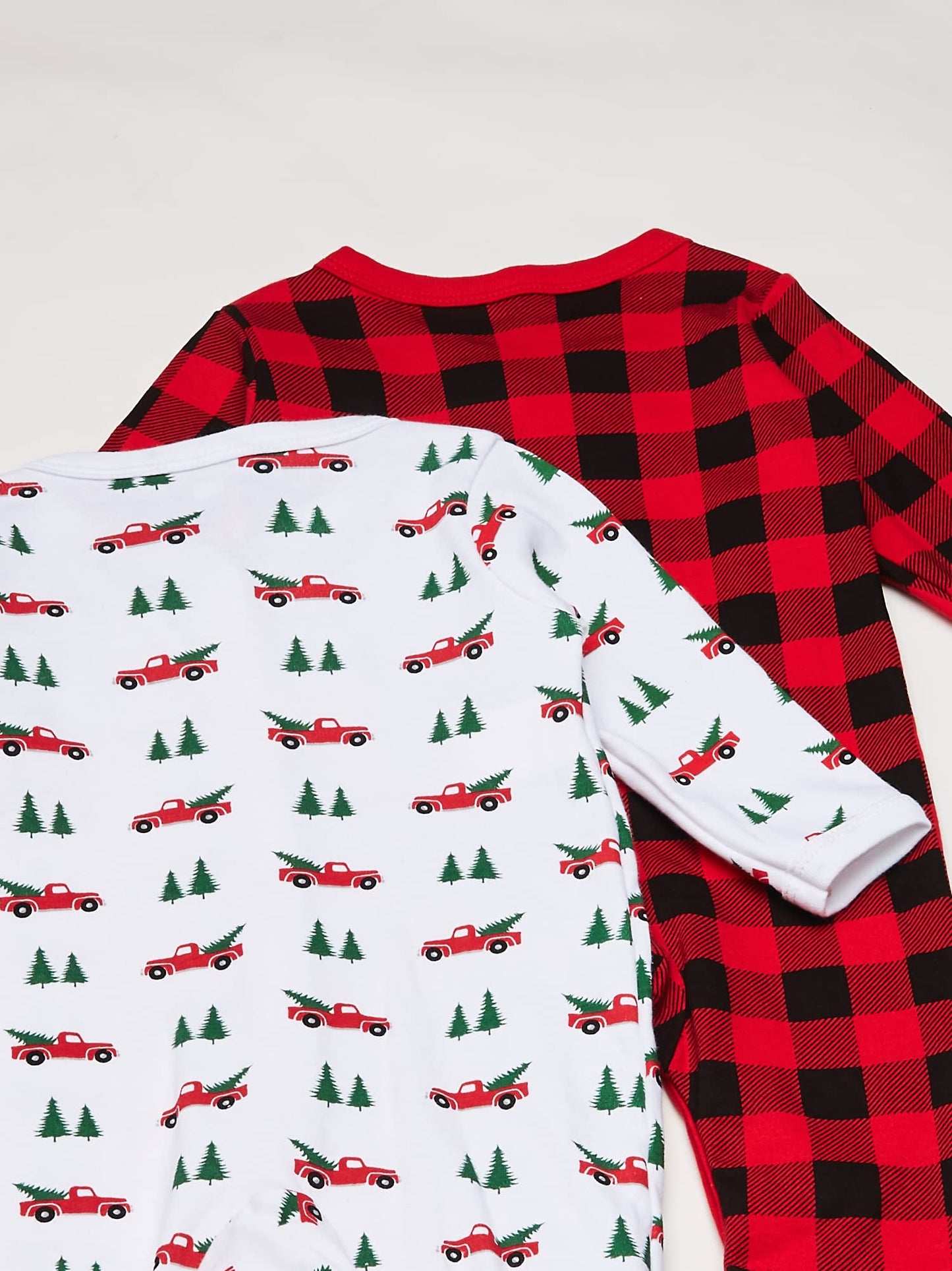 Hudson Baby Unisex Baby Cotton Sleep And Play Coverall, Christmas Tree, 0-3 Months 3M Us